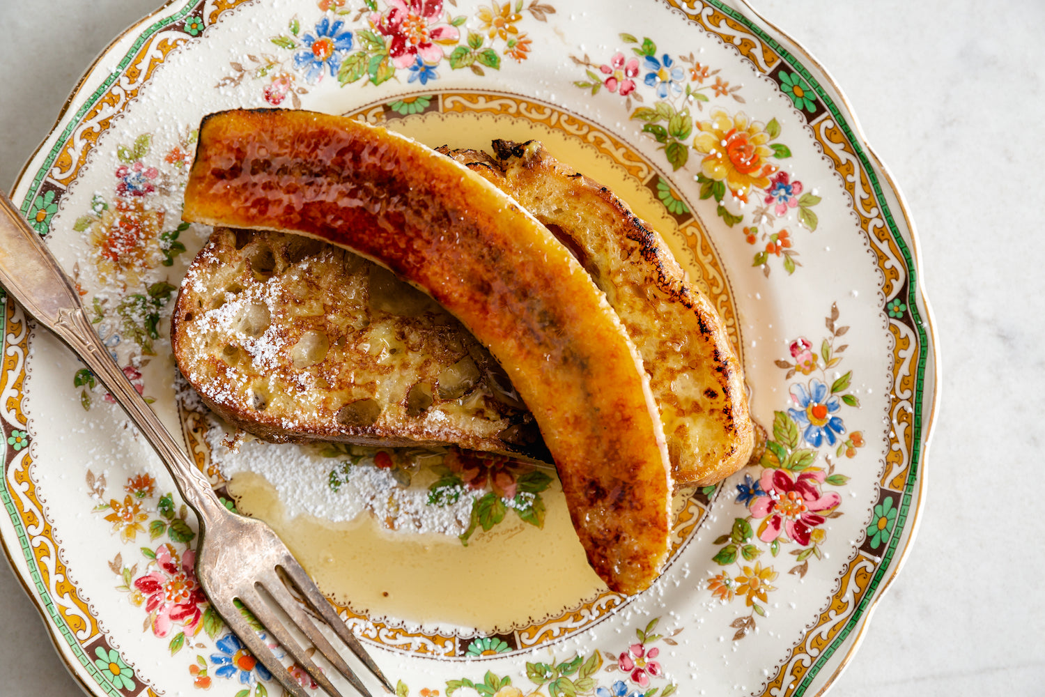 Mother Hens: French Toast with Caramelized Banana